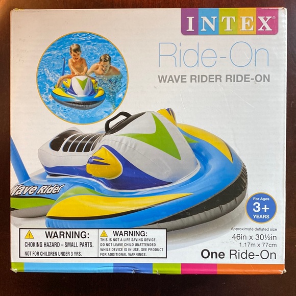 Intex Wave Rider Ride-On Pool Beach Float - Picture 2 of 11
